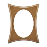 Marco portafotos ovalado de aluminio 13x18 cm