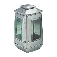 Lampada a candela monumento in ottone, 27 x 15,5 cm