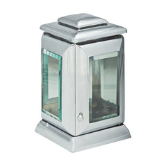 Lampada a candela monumento in ottone, 25,5 x 16 cm