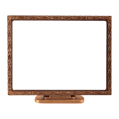 Cornice Portafoto Rettangolare in Ottone 18x24cm con Supporto