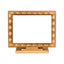 Rectangular Brass Photo Frame 11x15cm with Support