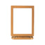 Rectangular Brass Photo Frame 11x15cm with Support