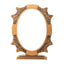 Oval Brass Photo Frame 18x24cm with Support