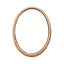 Oval Brass Photo Frame 11x15cm