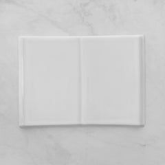 Placa Conmemorativa de Porcelana con Foto, 22 x 30 cm – Porcelana en Forma de Libro para Lápidas
