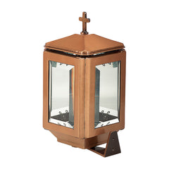 Lámpara de Vela para Monumento de Latón, 25,5 x 14 cm