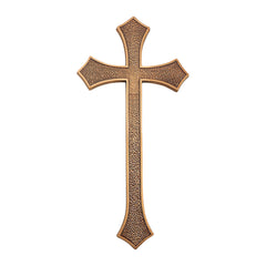 Cruz de Monumento de Latón, 47 x 23 cm