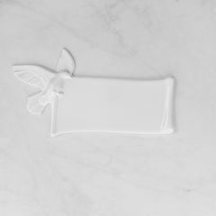 Placa Conmemorativa de Cerámica con Paloma, Porcelana Papyrus para Lápidas