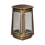 Brass Monument Candle Lamp, 26 X 14 Cm