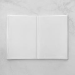 Placa Conmemorativa de Porcelana con Foto, 27 x 38 cm – Porcelana en Forma de Libro para Lápidas