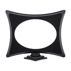 Οβάλ κορνίζα φωτογραφίας 13x18 εκ. από αλουμίνιο με βάση στήριξης