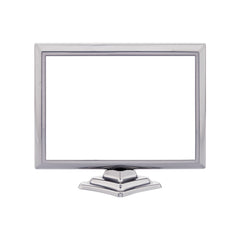 Ορθογώνια κορνίζα φωτογραφίας 13x18 εκ. από αλουμίνιο με βάση στήριξης