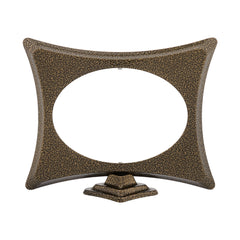 Οβάλ κορνίζα φωτογραφίας 13x18 εκ. από αλουμίνιο με βάση στήριξης