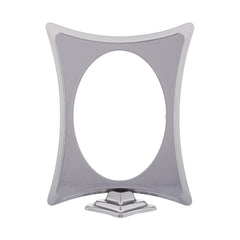 Οβάλ κορνίζα φωτογραφίας 13x18 εκ. από αλουμίνιο με βάση στήριξης