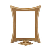 Marco portafotos rectangular de aluminio 13x18 cm con soporte