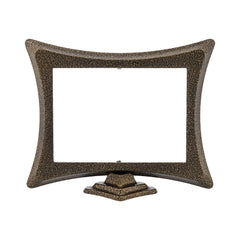 Marco portafotos rectangular de aluminio 13x18 cm con soporte