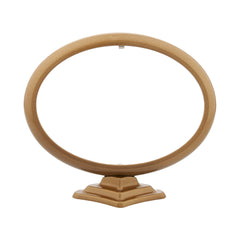 Cornice Portafoto Ovale In Alluminio 13x18cm Con Supporto