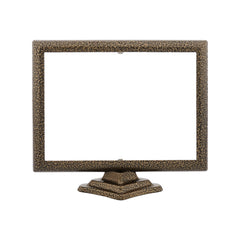 Ορθογώνια κορνίζα φωτογραφίας 13x18 εκ. από αλουμίνιο με βάση στήριξης