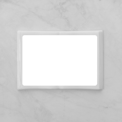 Placa Conmemorativa de Porcelana con Foto, 15 x 22 cm – Porcelana en Forma de Libro para Lápidas