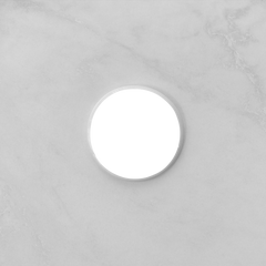 Placa Conmemorativa de Porcelana Cerámica, 6 cm – Redonda para Lápidas
