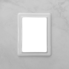 Placa Conmemorativa de Porcelana con Foto, 18 x 23 cm – Porcelana Enmarcada para Lápidas
