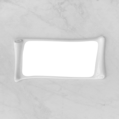 Targa fotografica commemorativa in ceramica, 11 x 22 cm – Porcellana di papiro per lapidi