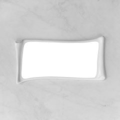 Memorial Ceramic Photo Plaque, 14 x 29 cm – Papyrus Porcelain for Headstones