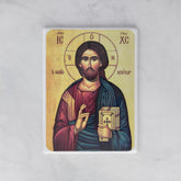 Memorial Ceramic Photo Plaque, 9 x 12 cm – Rectangular Porcelain for Headstones