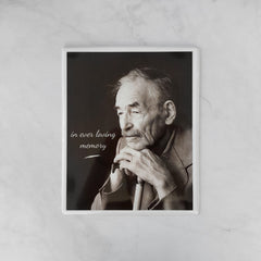 Placa Cerámica Memorial con Foto, 24 x 30 cm – Porcelana Rectangular para Lápidas