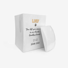 Urna de porcelana para cenizas – 6 litros – Uso humano