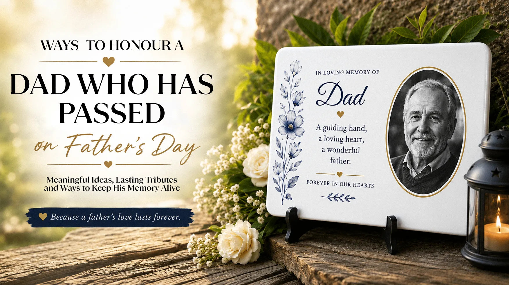 Father's Day Memorial Ideas: Honouring a Dad Who Has Passed
