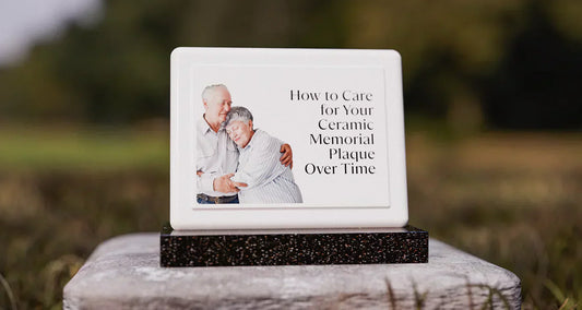 How to Care for Your Ceramic Memorial Plaque Over Time