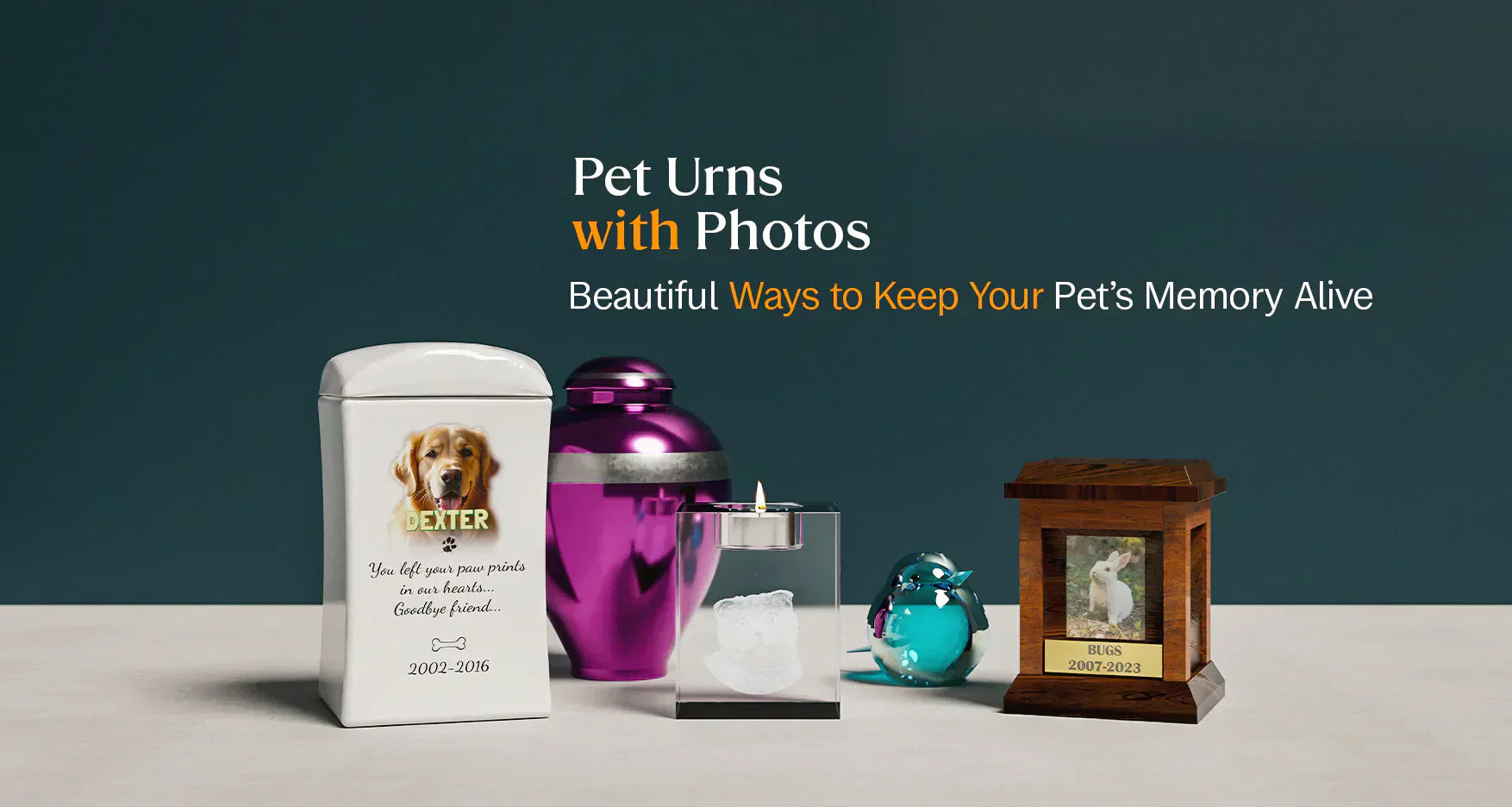 Pet Urns with Photos: Beautiful Ways to Keep Your Pet’s Memory Alive