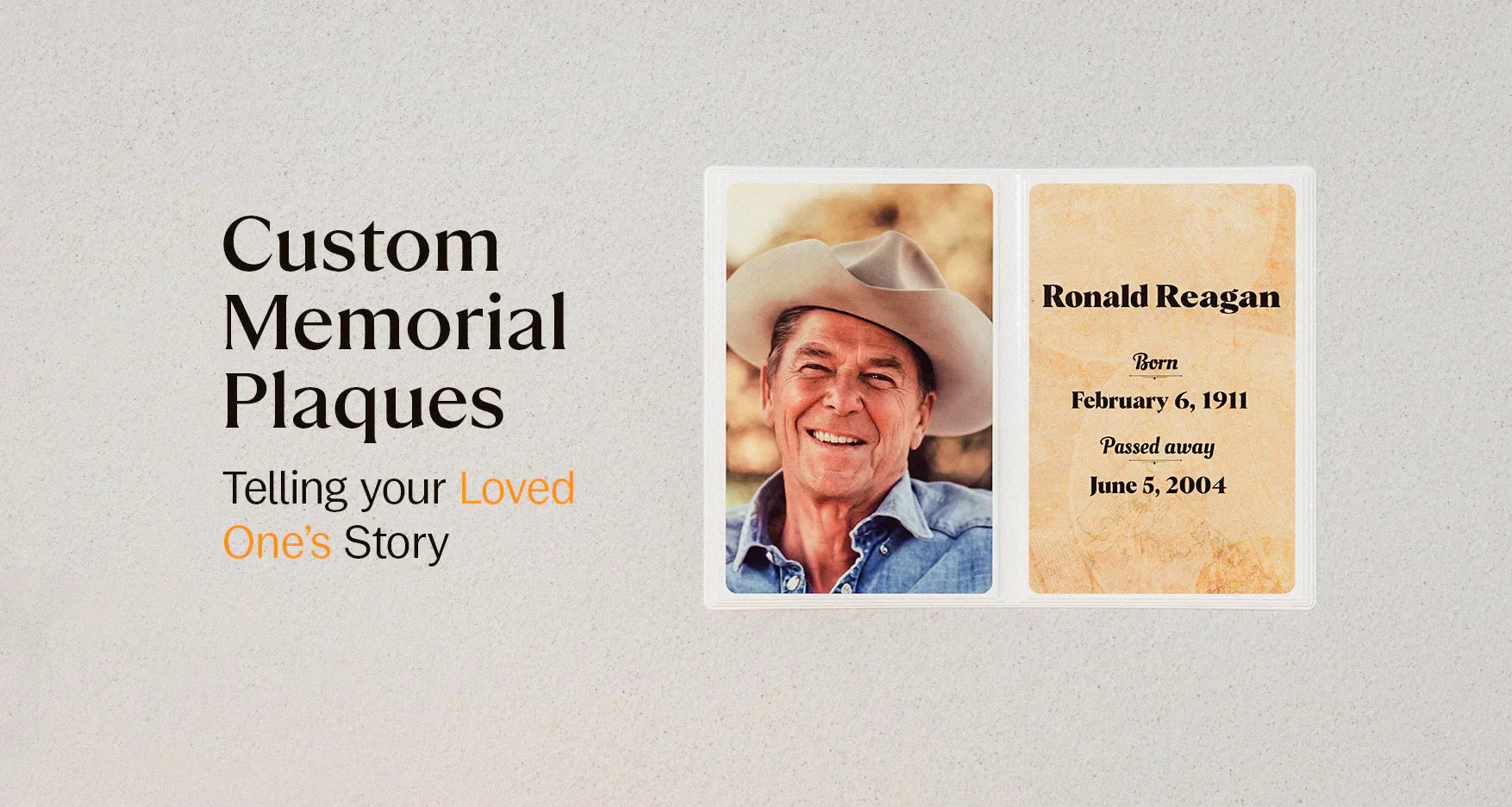 Custom Memorial Plaques: Telling Your Loved One’s Story