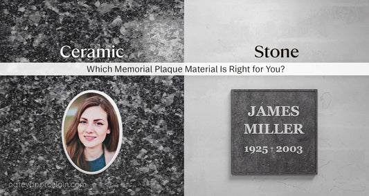 Ceramic vs. Stone: Which Memorial Plaque Material Is Right for You?