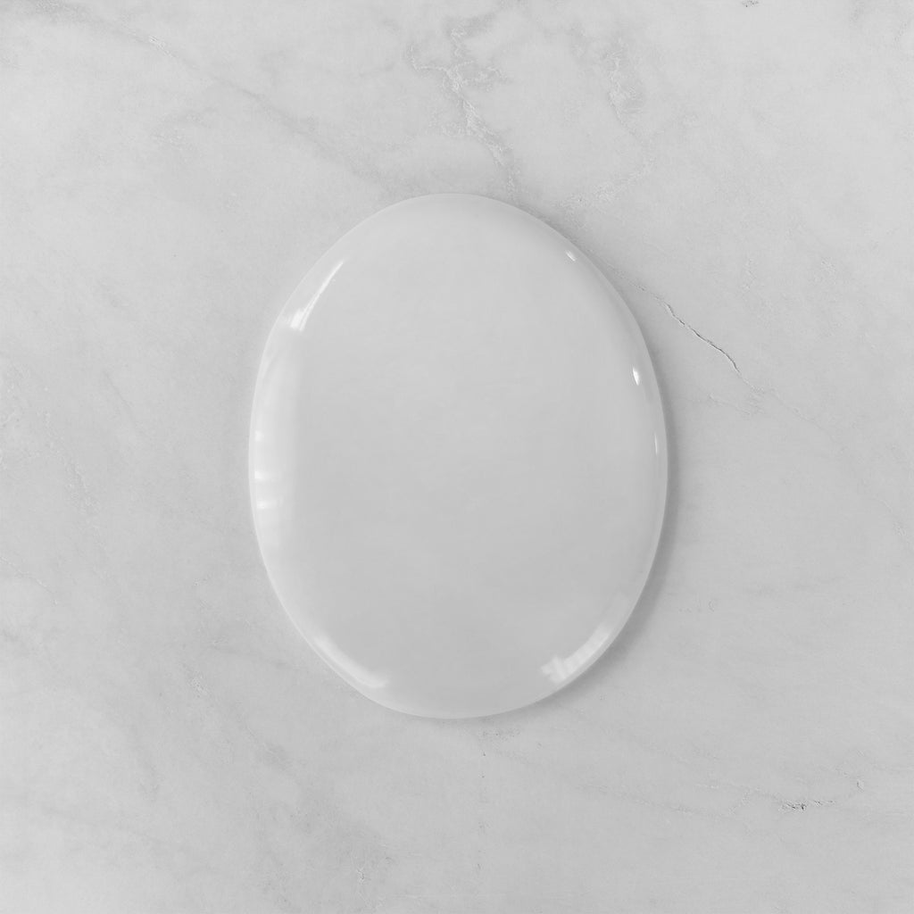 Memorial Ceramic Photo Plaque, 5 x 6 cm – Oval Porcelain for Headstones