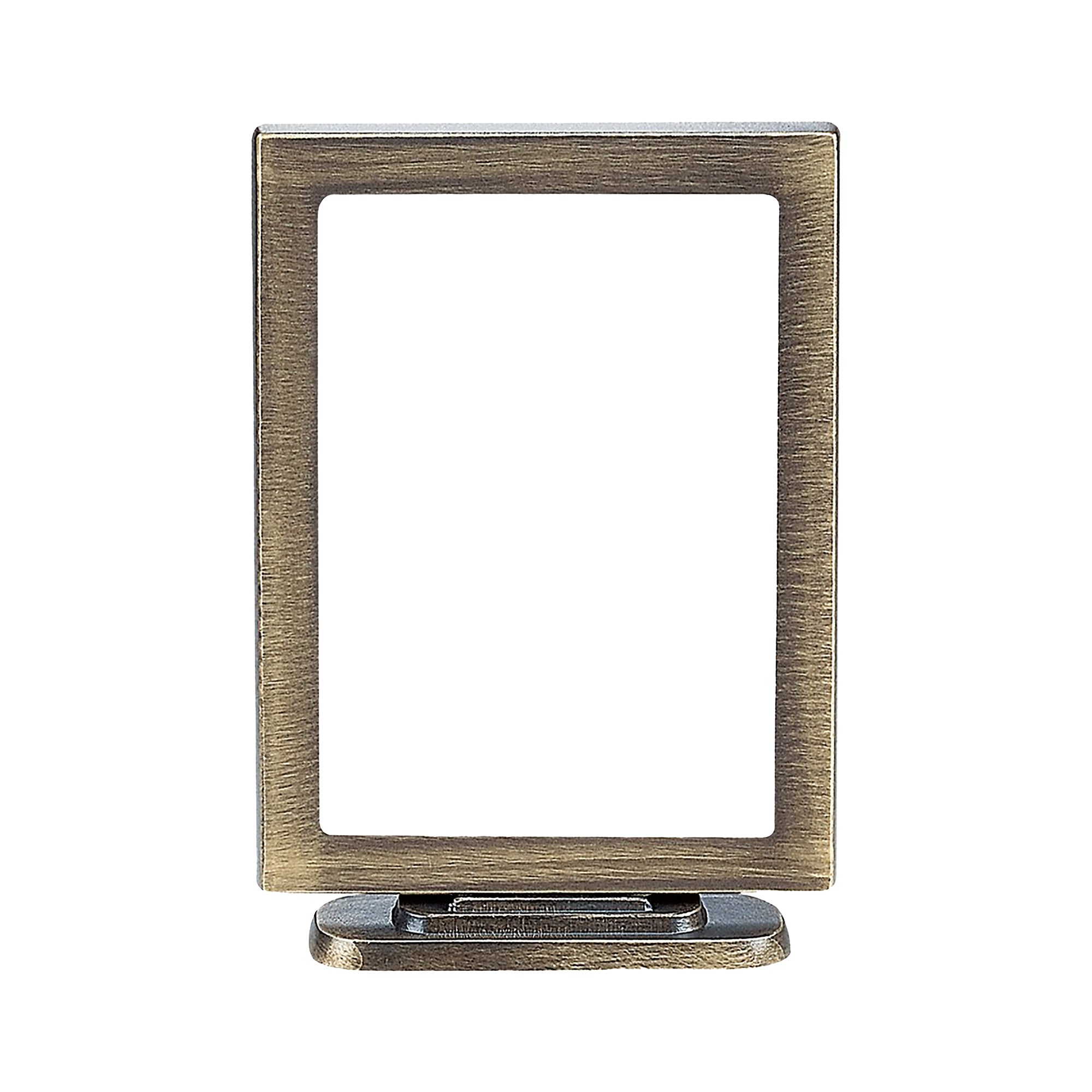 Rectangular Brass Photo Frame 13x18cm with Support