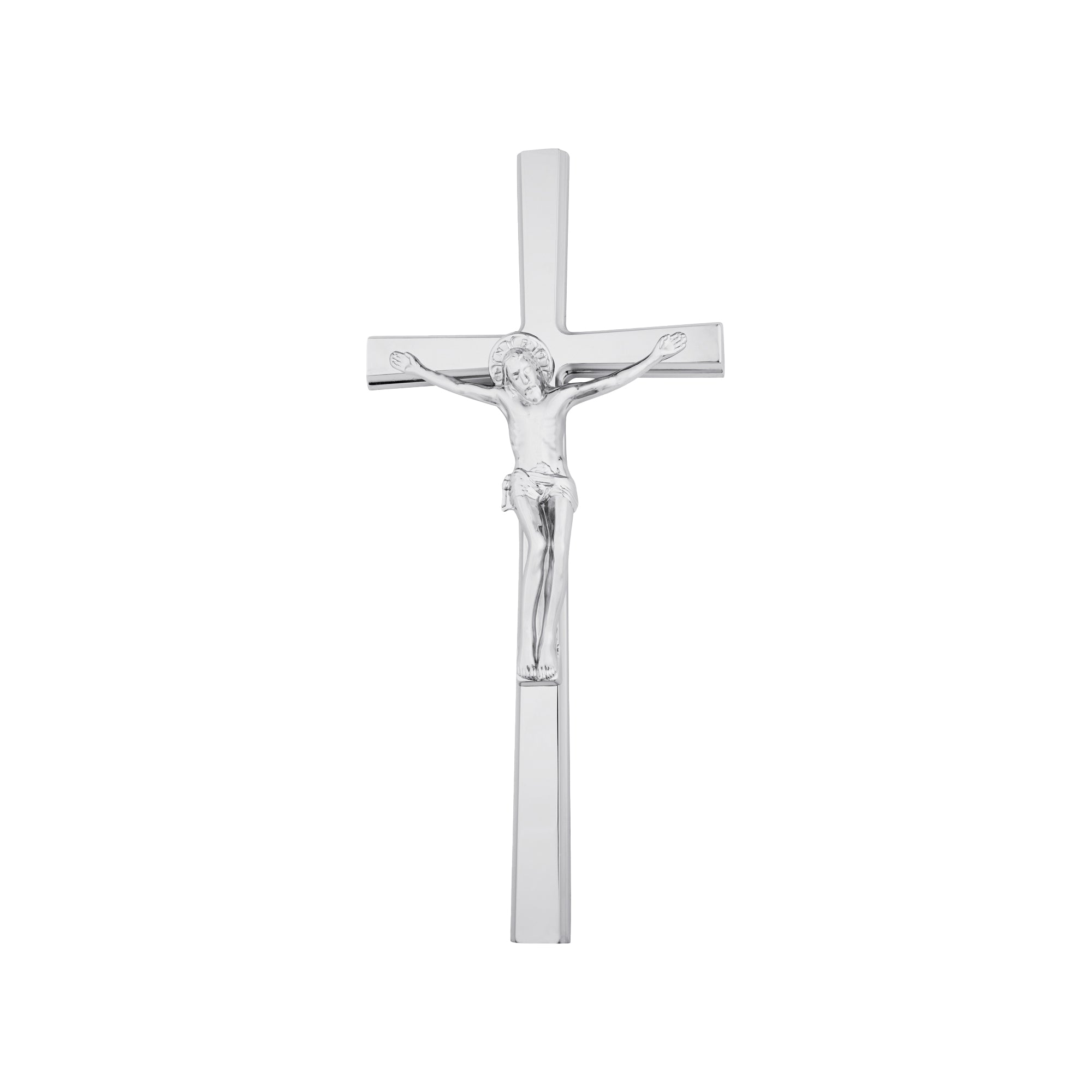 Crocifisso monumentale in ottone, 44,5×20,5 cm Immagine principale del prodotto