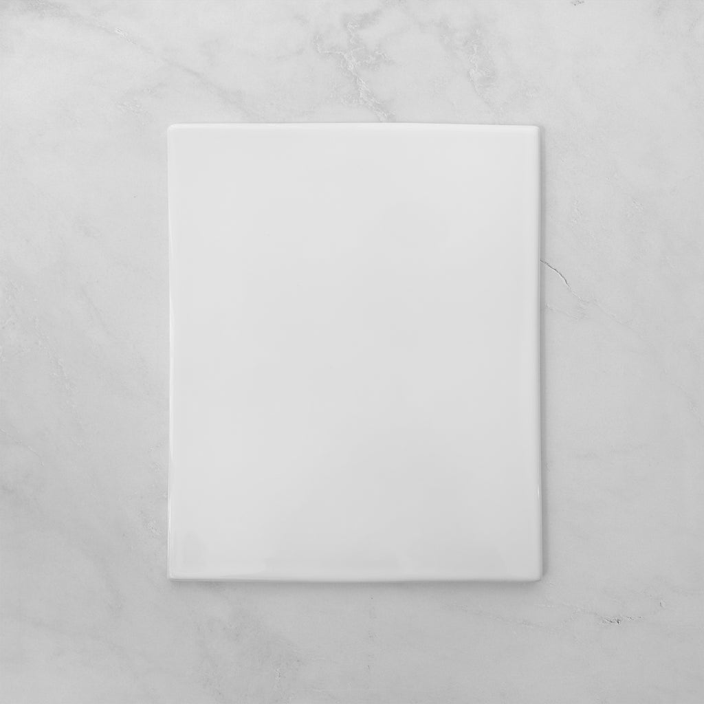 Targa commemorativa in ceramica, 24 x 30 cm – Porcellana Rettangolare per Lapidi