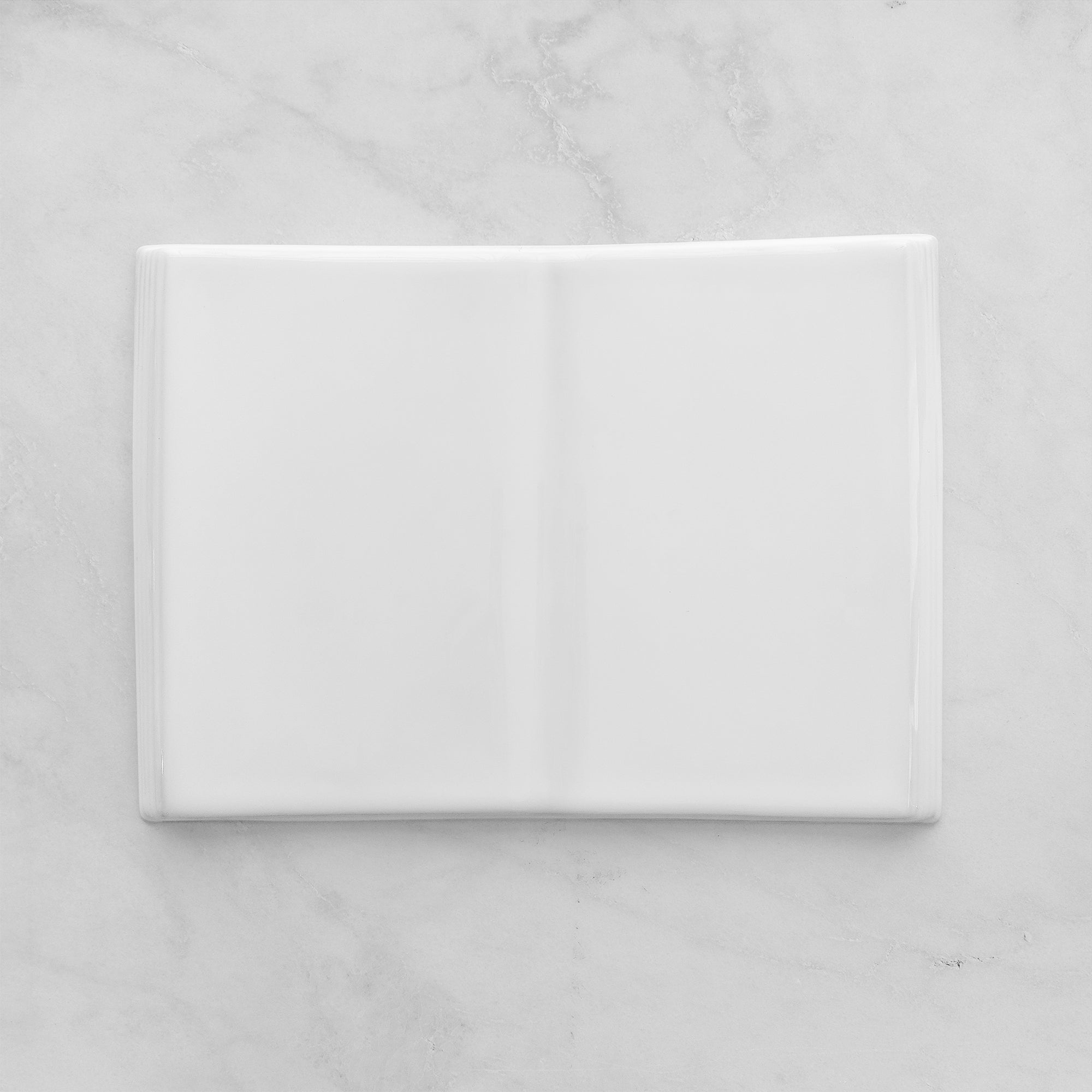 Memorial Ceramic Photo Plaque, 19 x 26 cm – Book Shaped Porcelain for Headstones