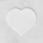 Memorial Ceramic Photo Plaque, 22 cm wide – Heart Shaped Porcelain for Headstones