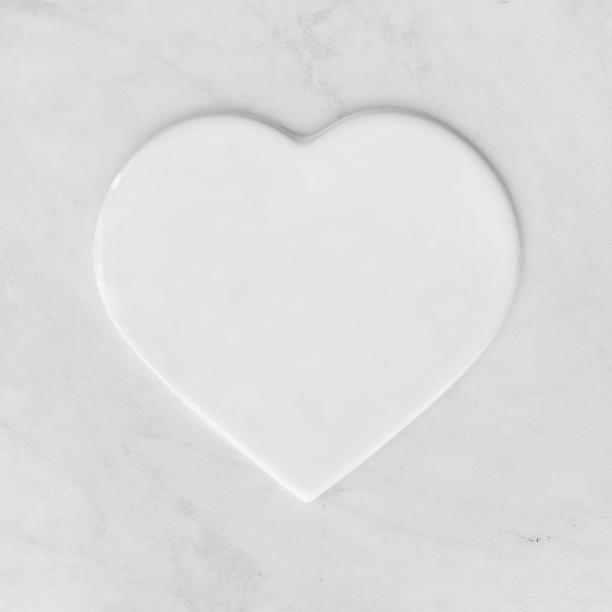 Memorial Ceramic Photo Plaque, 22 cm wide – Heart Shaped Porcelain for Headstones