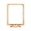 Rectangular Brass Photo Frame 13x18cm with Support