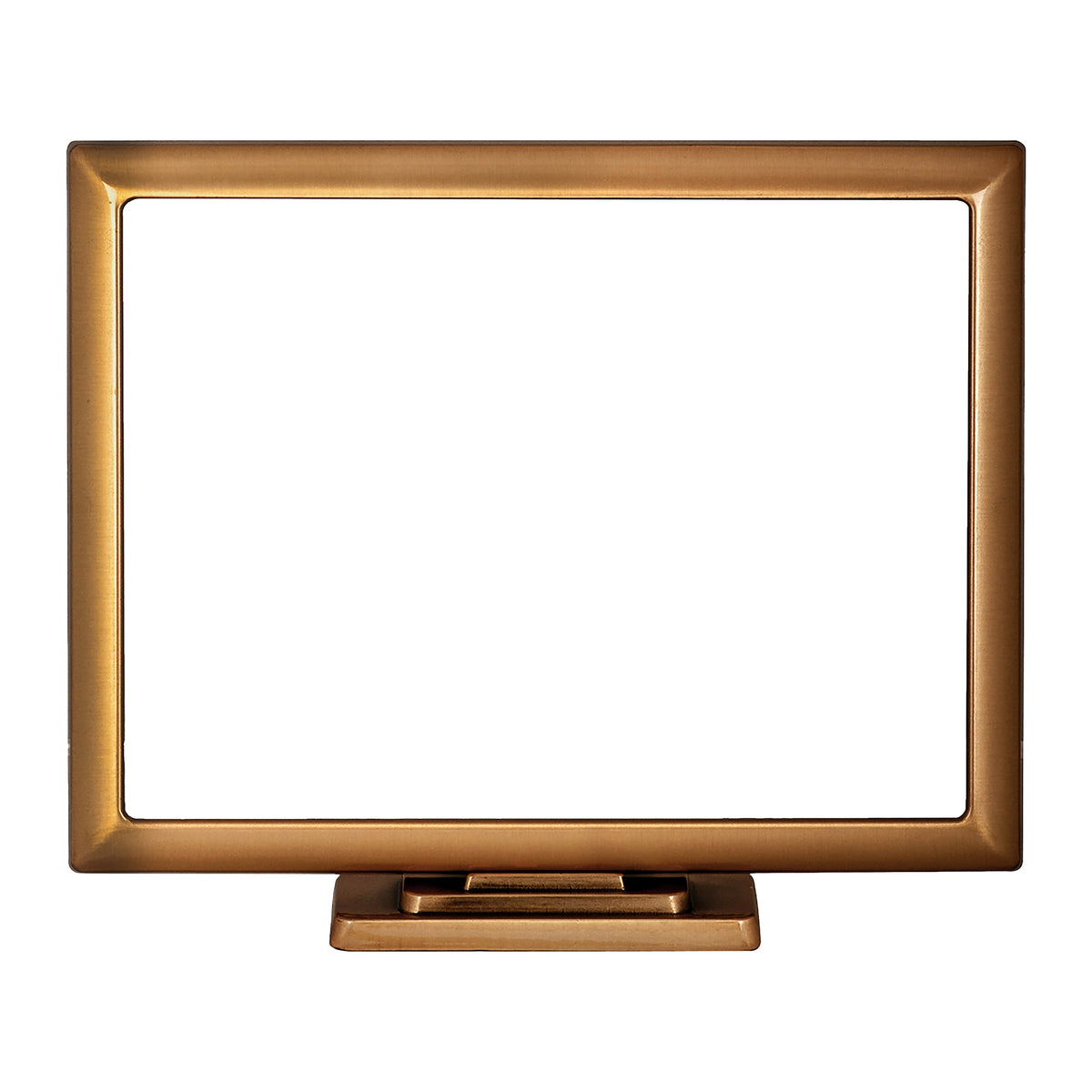 Rectangular Brass Photo Frame 18x24cm with Support