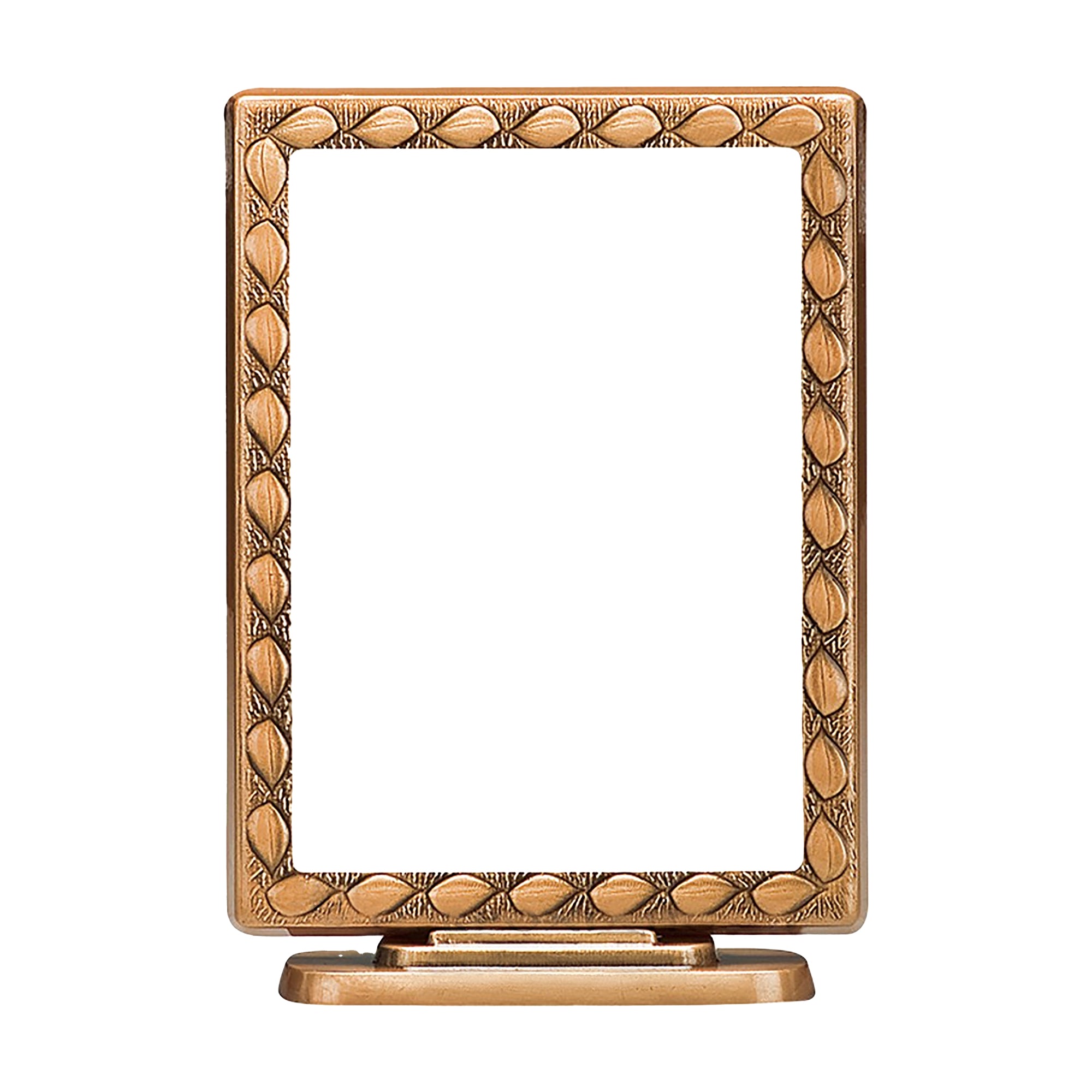 Rectangular Brass Photo Frame 13x18cm with Support