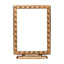 Rectangular Brass Photo Frame 13x18cm with Support