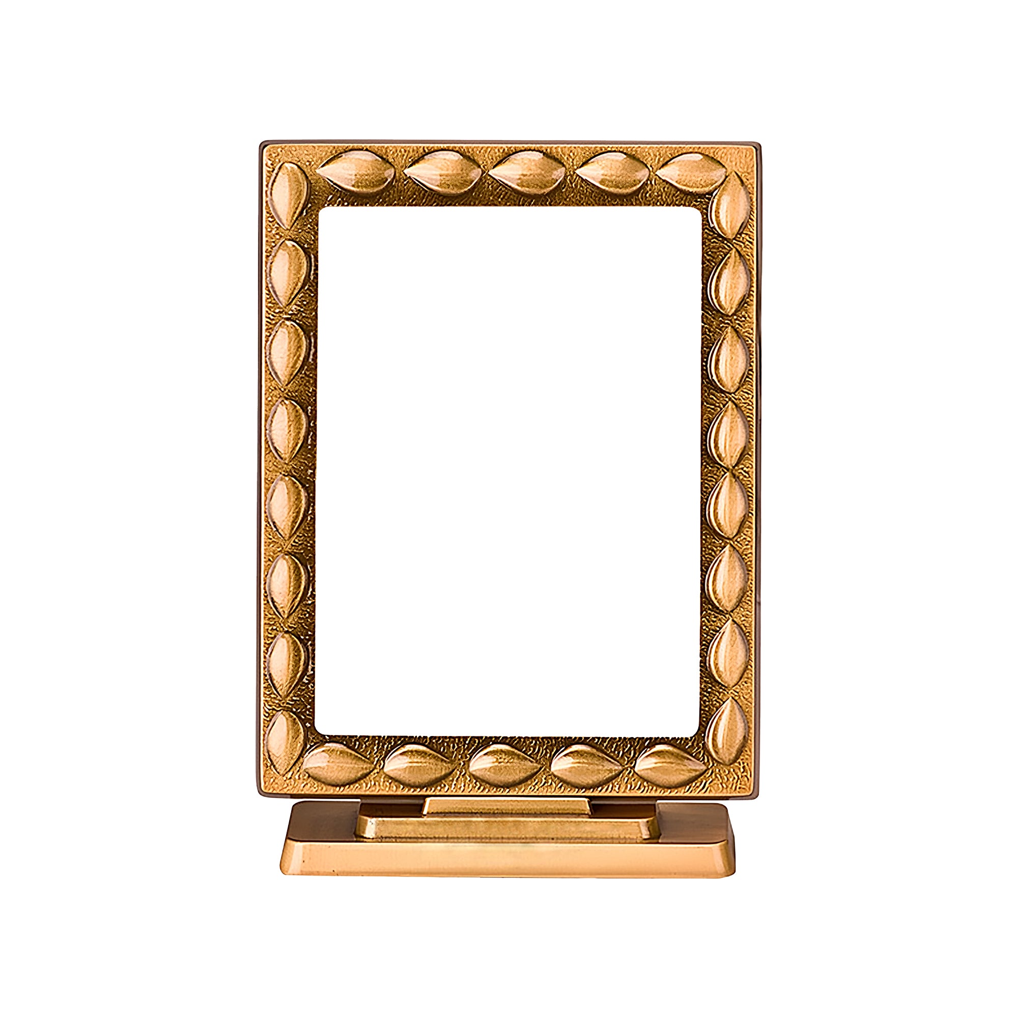 Cornice Portafoto Rettangolare in Ottone 11x15cm con Supporto  Immagine principale del prodotto