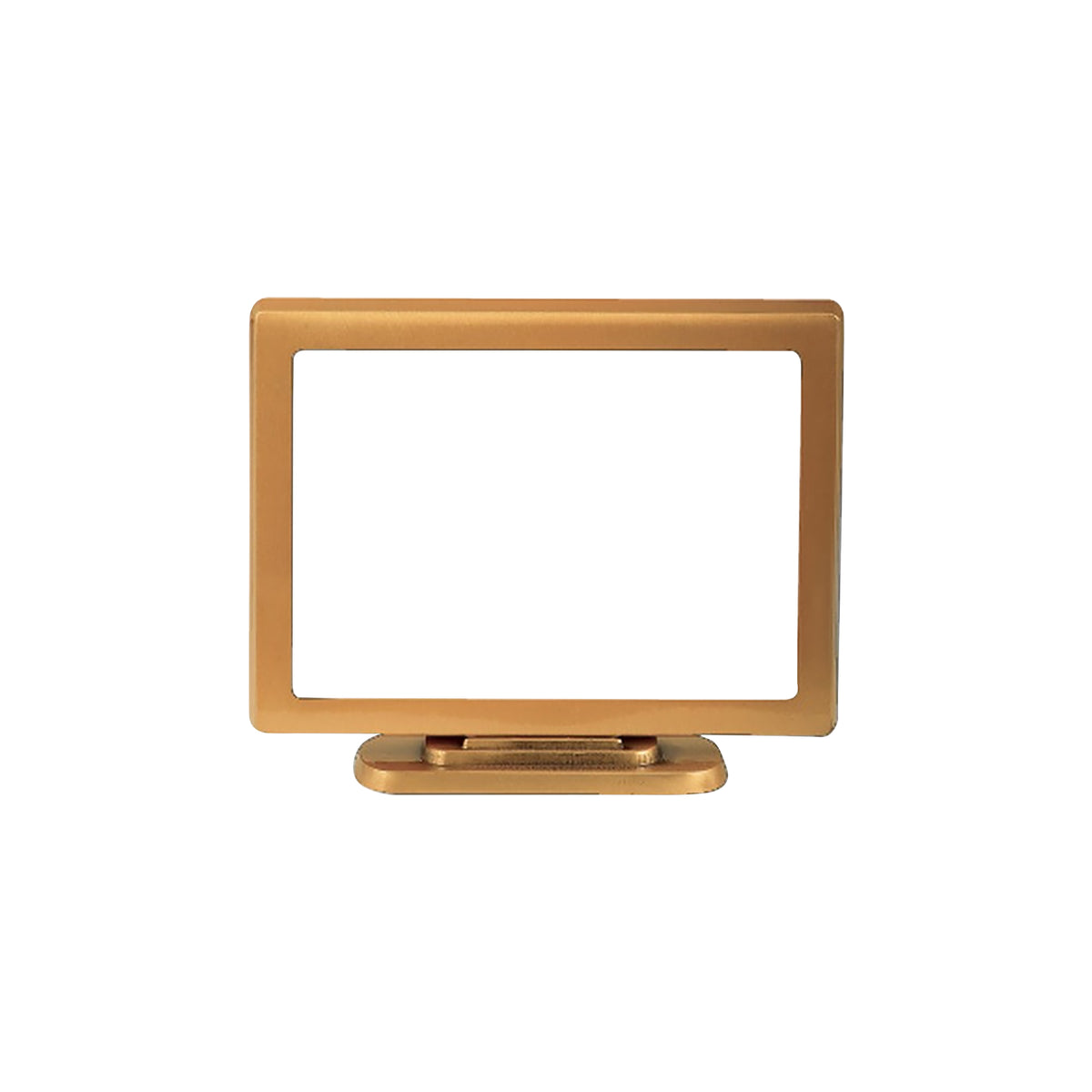 Rectangular Brass Photo Frame 11x15cm with Support