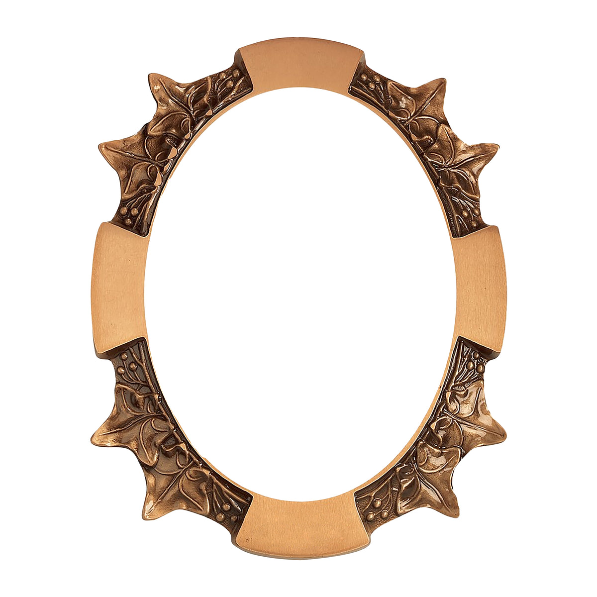 Oval Brass Photo Frame 18x24cm