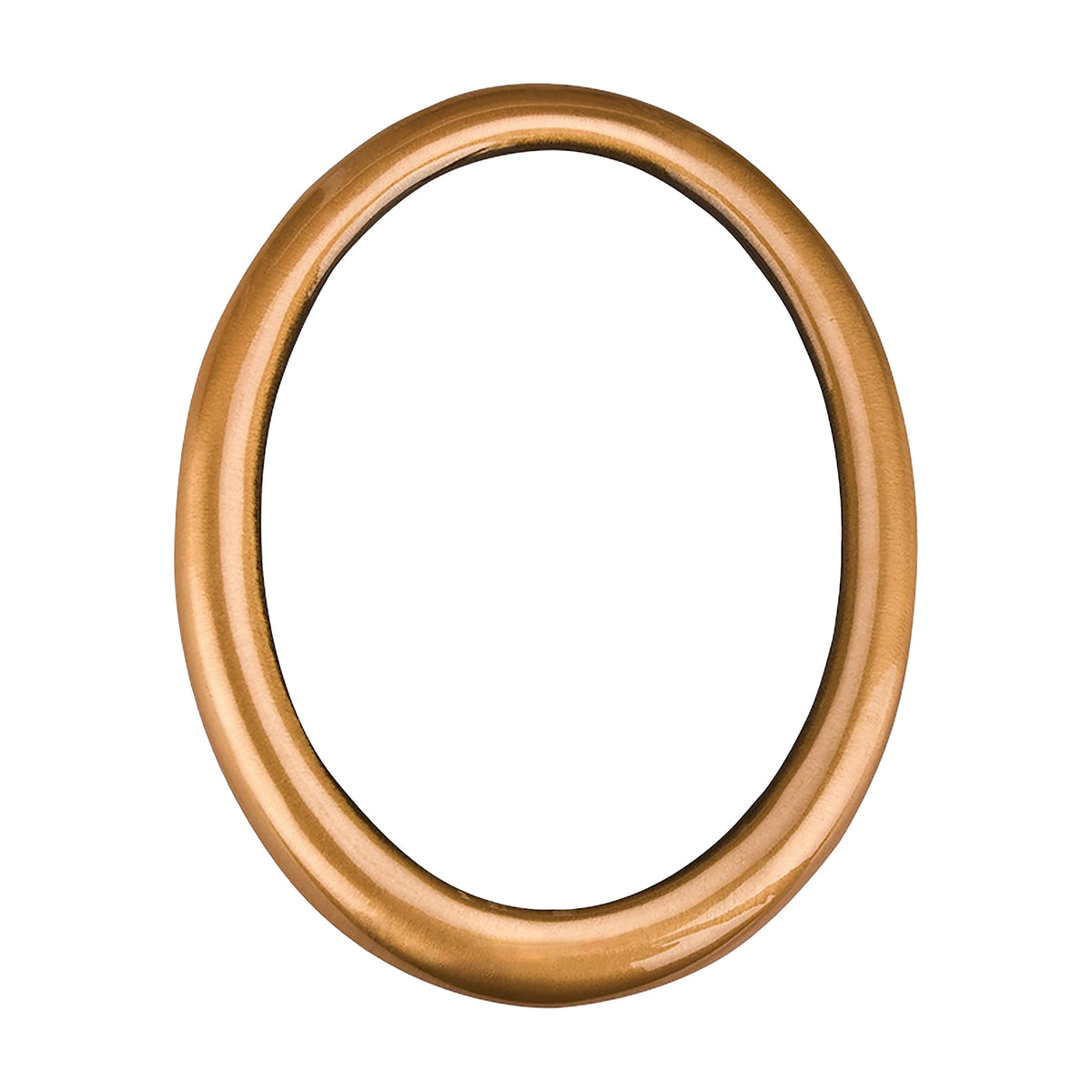 Oval Brass Photo Frame 13x18cm